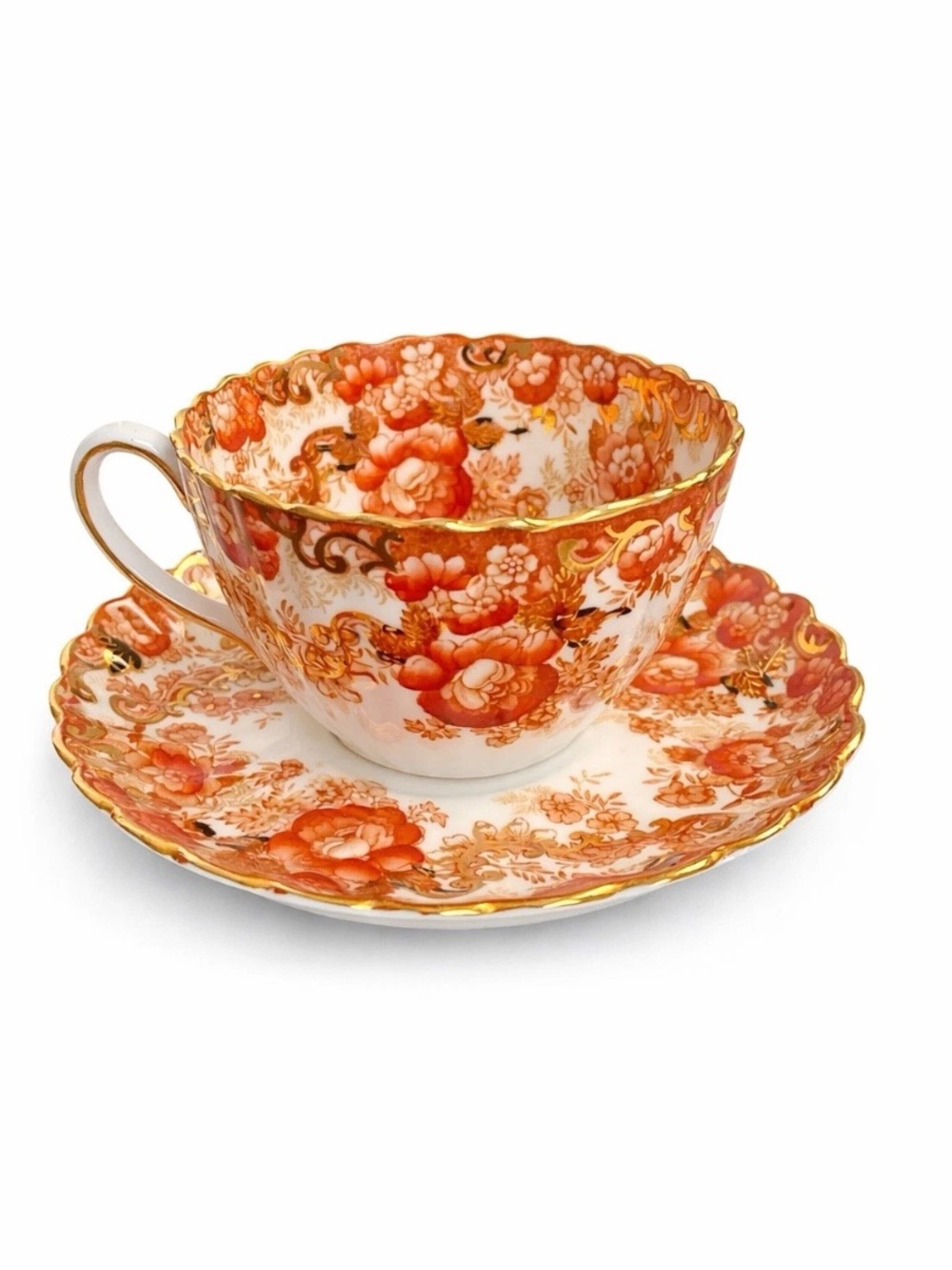 Victorian Gold-Trim Bone China Teacup